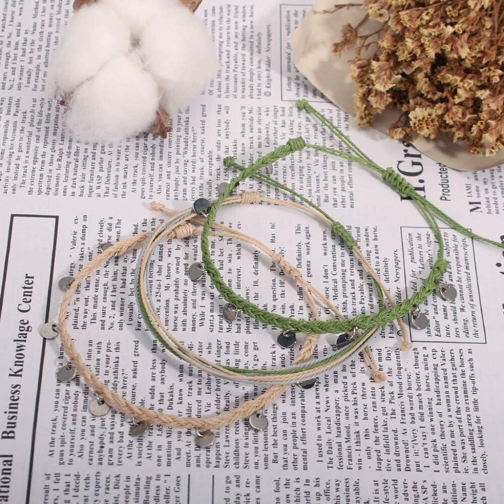 String Ankle Bracelets Waterproof Rope Anklets Br… - image 5